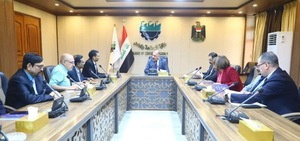 CII delegation led by Ambassador met H.E. Mr. Manhal Azeez Al Khabbaz, Minister of Industry and Minerals of Iraq. Discussions were held to improve bilateral trade between both the countries